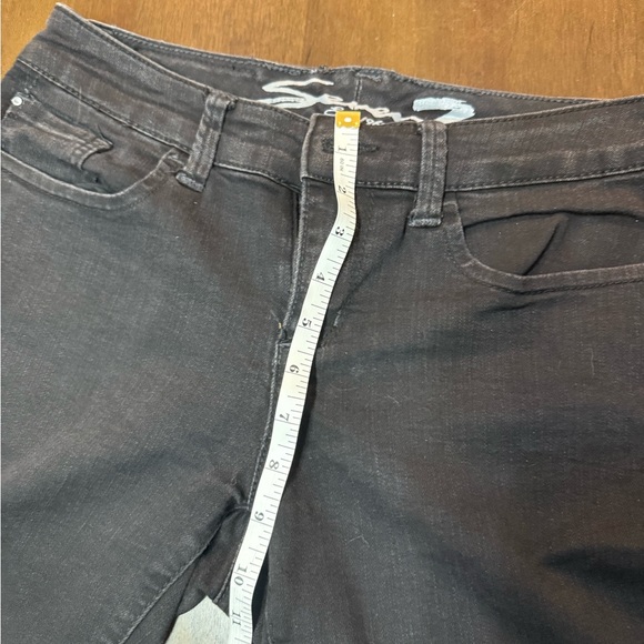 Women's Seven7s jeans.  Black, size 6. - Picture 6 of 7